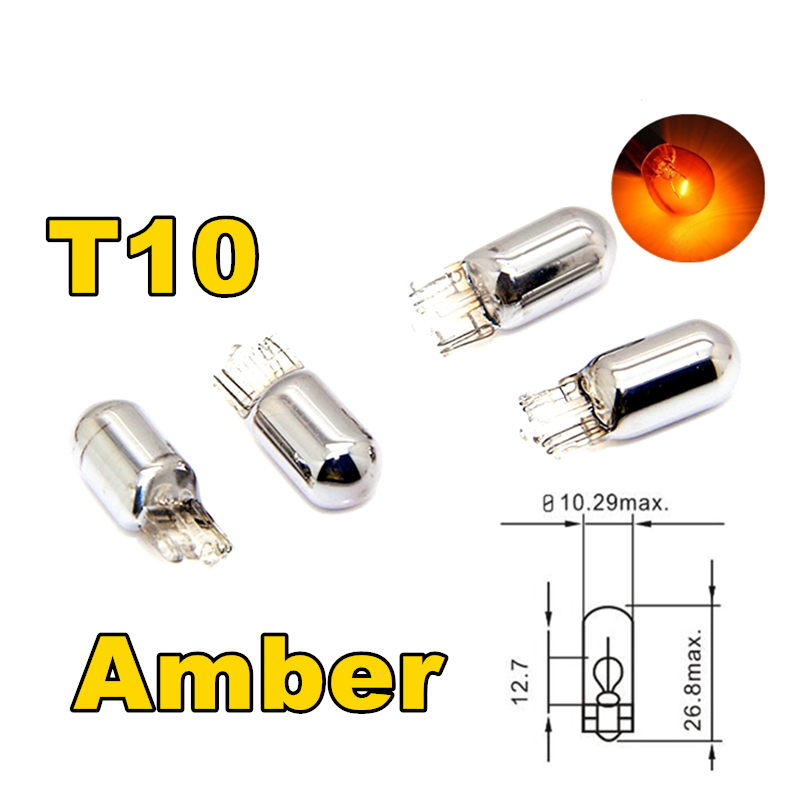 Interior Design Intern - 4pcs T10 W5W 501 194 Silver