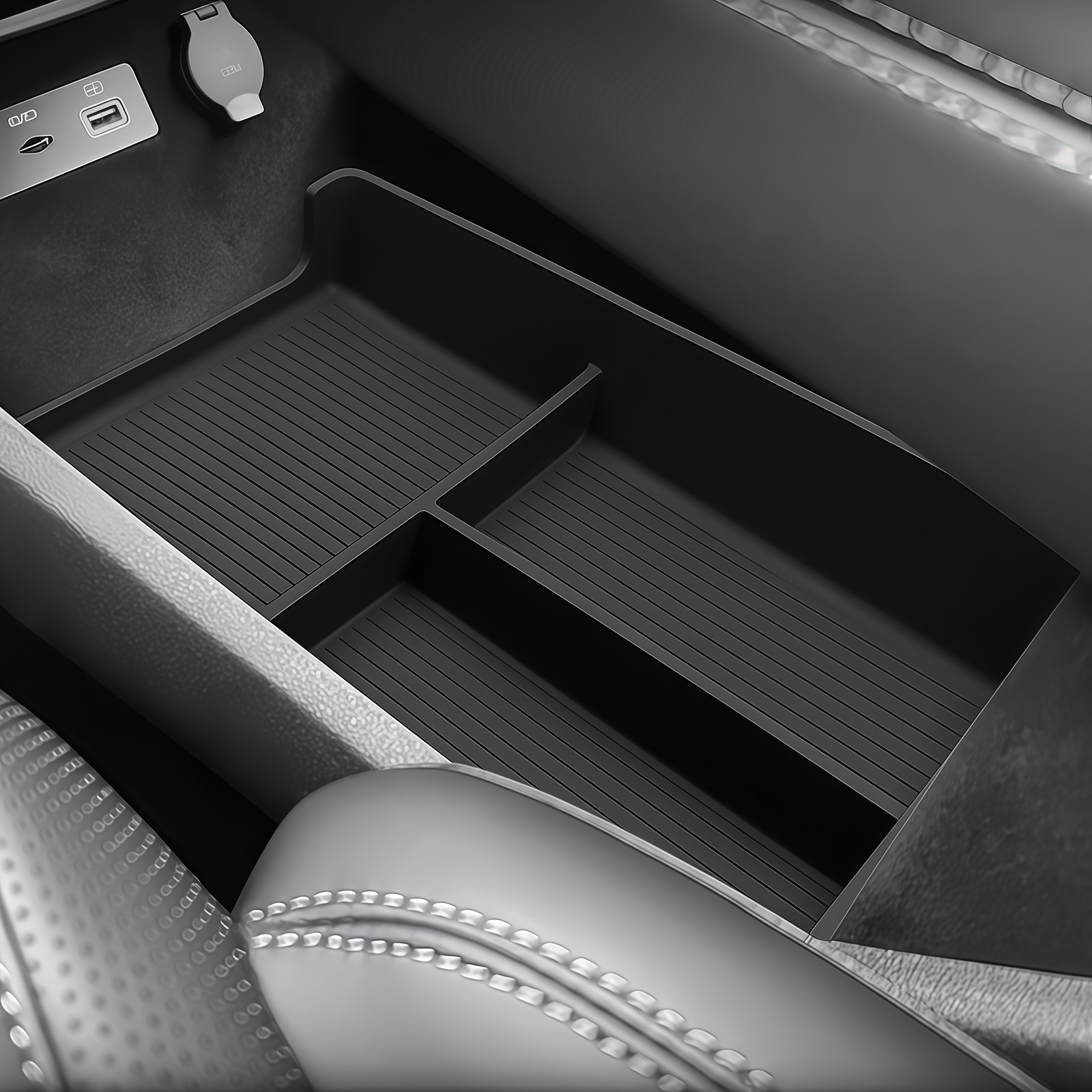 Interior Design Styles - Center Console Lower Storage Organizer Tray