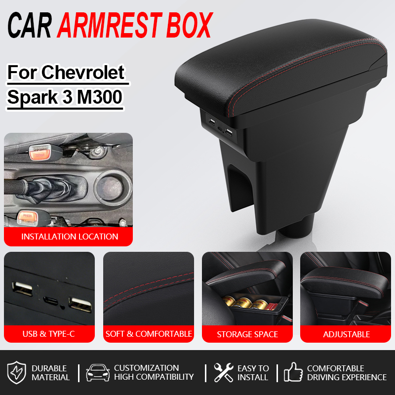 Armrest For Chevrolet Spark 3  - đánh giá và giá Interior Design Co